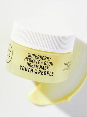 Youth To The People Superberry Hydrate + Glow Dream Mask; Travel Size